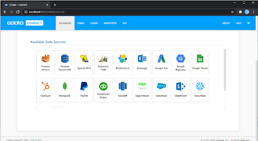 google data studio mongoDB: list of database